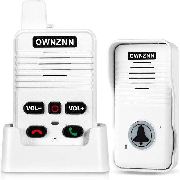 Wireless Doorbell -1000 Feet Range Duplex Two Way Hands-Free Talk (1175) - Picture 1 of 8